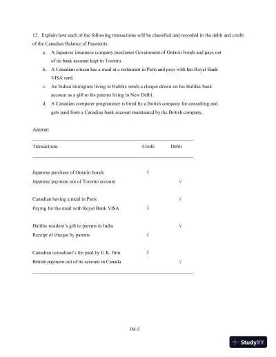 International Financial Management: Canadian Perspective 3rd Edition Solution Manual - Page 23 preview image