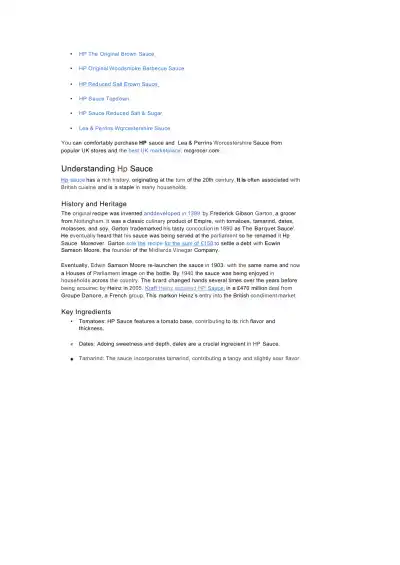 HP Sauce vs - Page 2 preview image