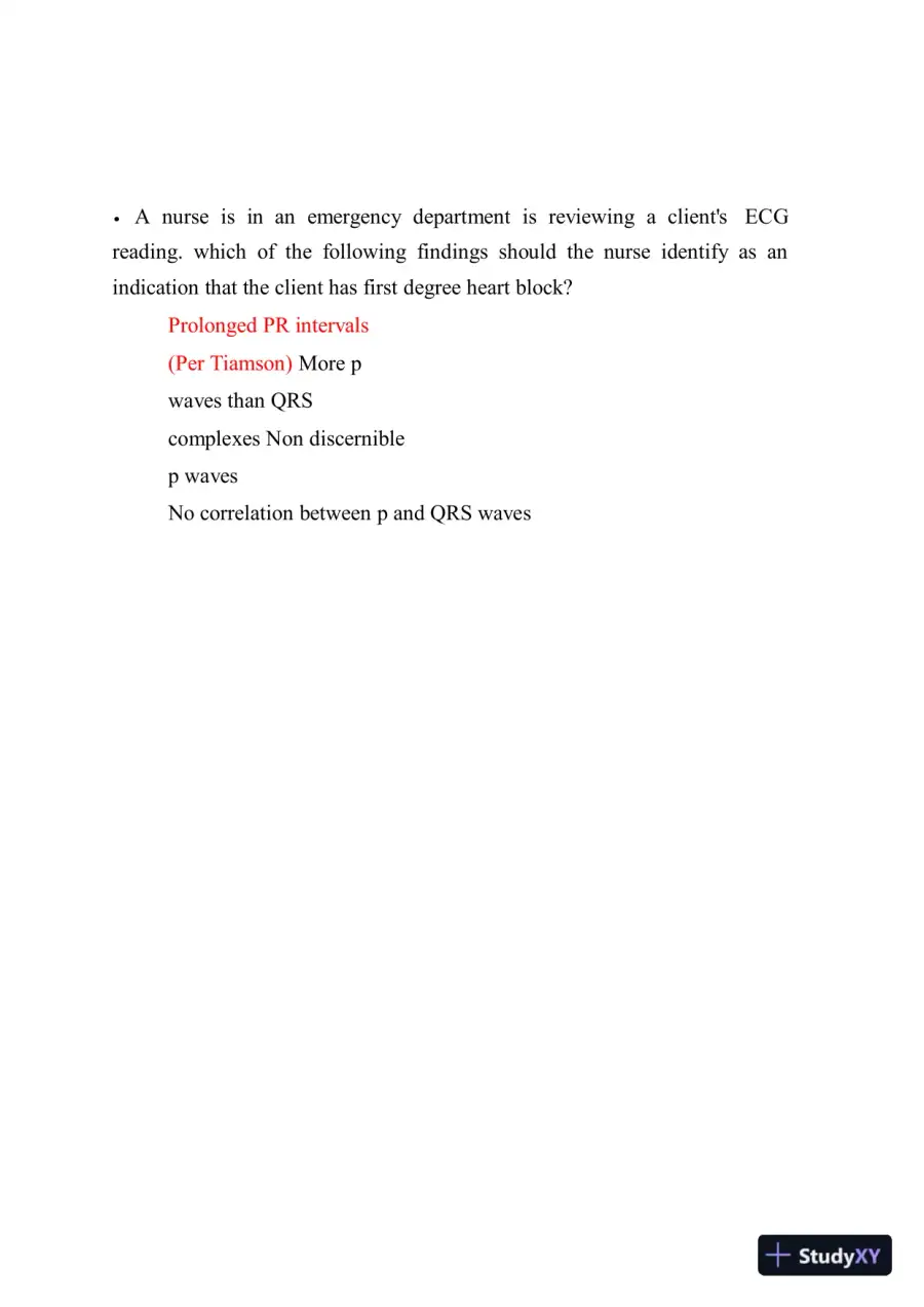 2022-2023 ATI RN Medical Surgical Nursing Proctored Exam With Answers (93 Solved Questions), page 4