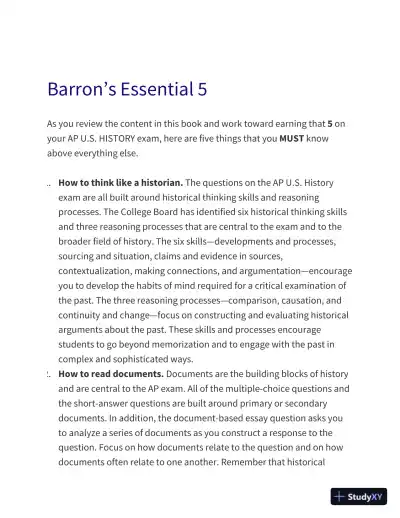 AP US History Premium: With 5 Practice Tests (2020) - Page 14 preview image