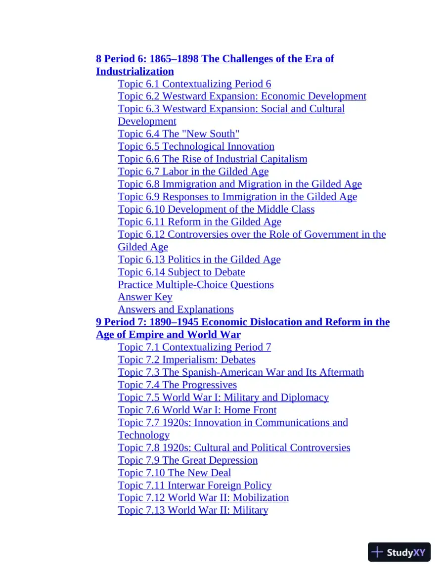 AP US History Premium: With 5 Practice Tests (2020), page 9