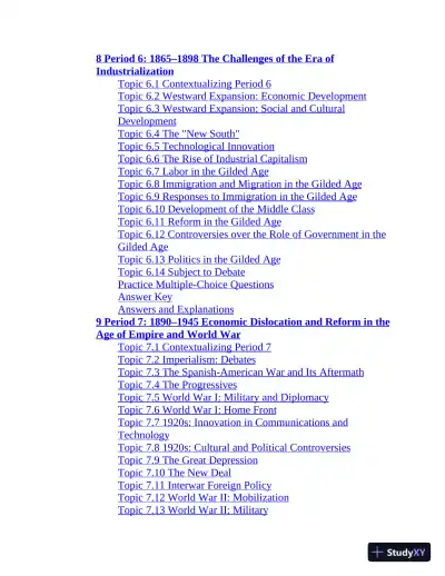 AP US History Premium: With 5 Practice Tests (2020) - Page 9 preview image