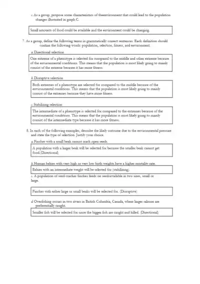 How Changes in Population Lead to the Formation of - Page 3 preview image