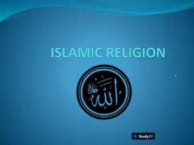 Islamic Religion - Page 1 preview image