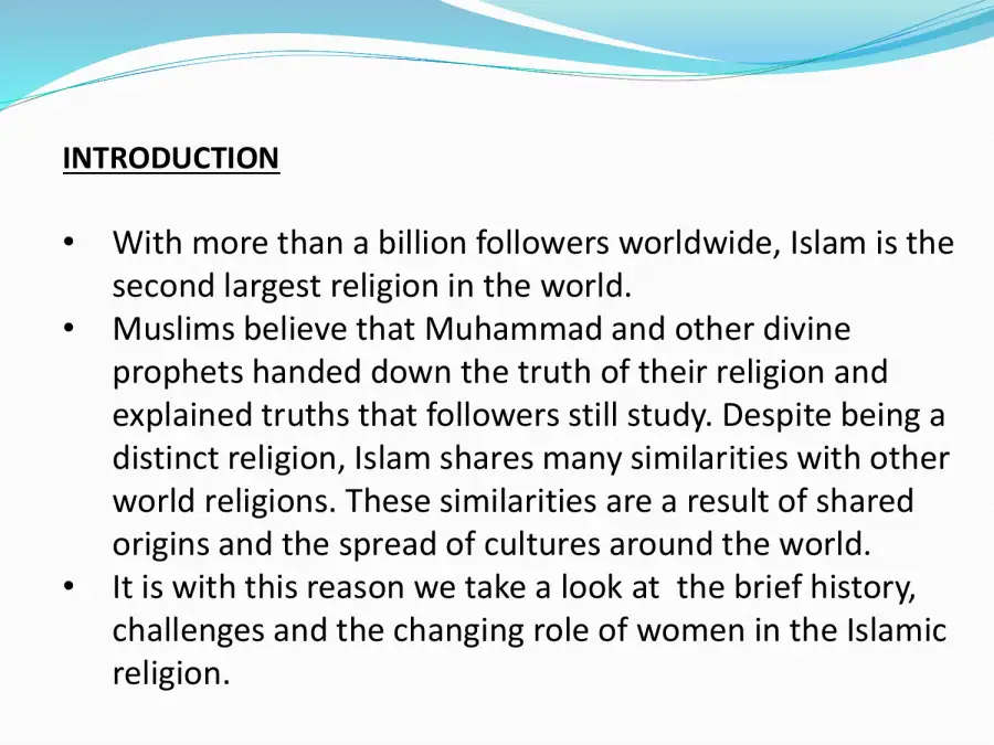 Islamic Religion, page 2