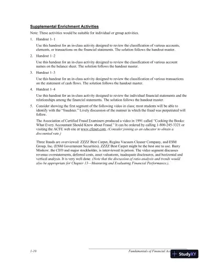 Solution Manual for Fundamentals of Financial Accounting, 5th Edition - Page 11 preview image