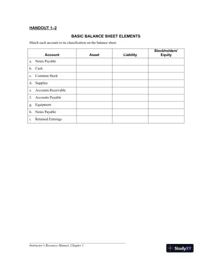 Solution Manual for Fundamentals of Financial Accounting, 5th Edition - Page 14 preview image