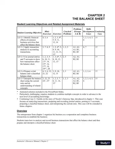 Solution Manual for Fundamentals of Financial Accounting, 5th Edition - Page 20 preview image