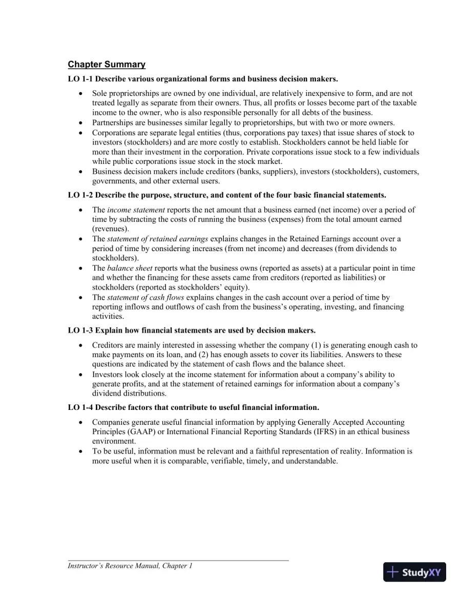 Solution Manual for Fundamentals of Financial Accounting, 5th Edition, page 4