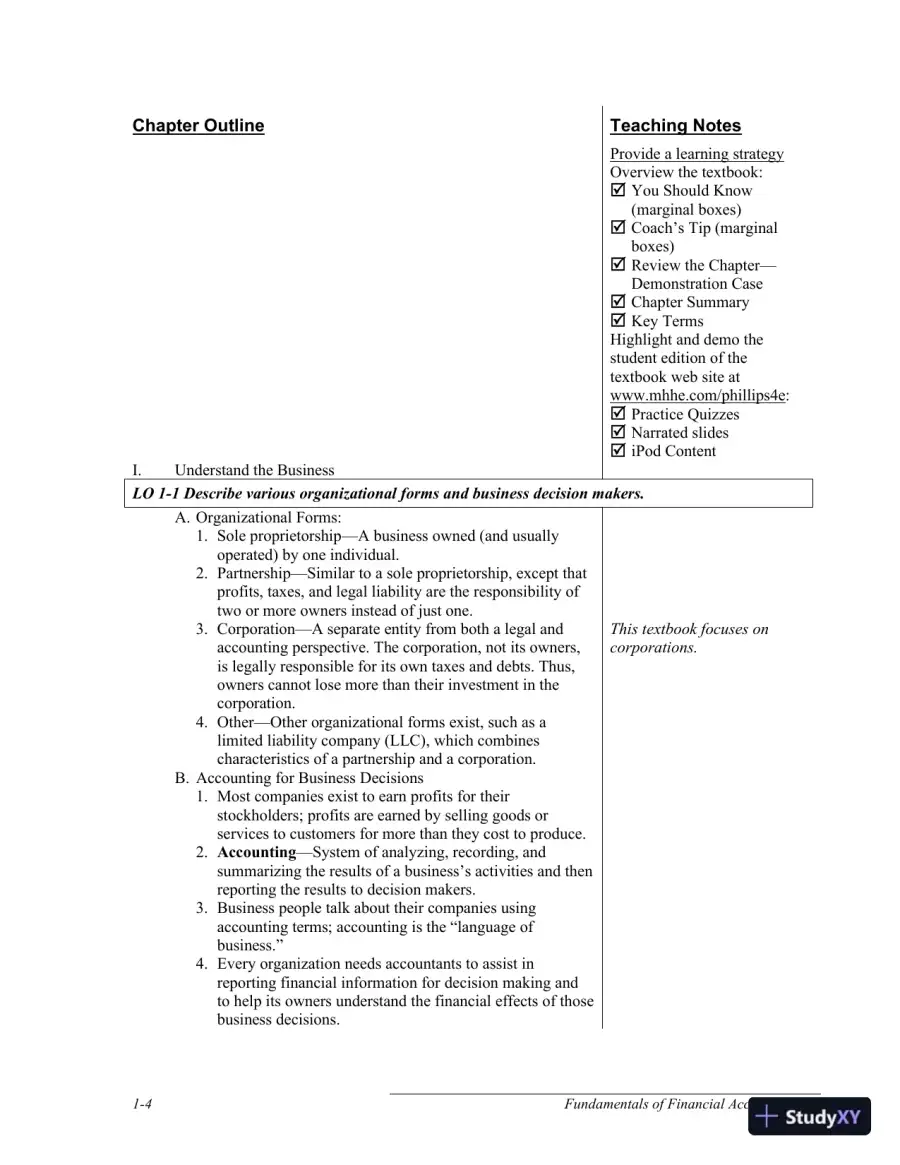 Solution Manual for Fundamentals of Financial Accounting, 5th Edition, page 5