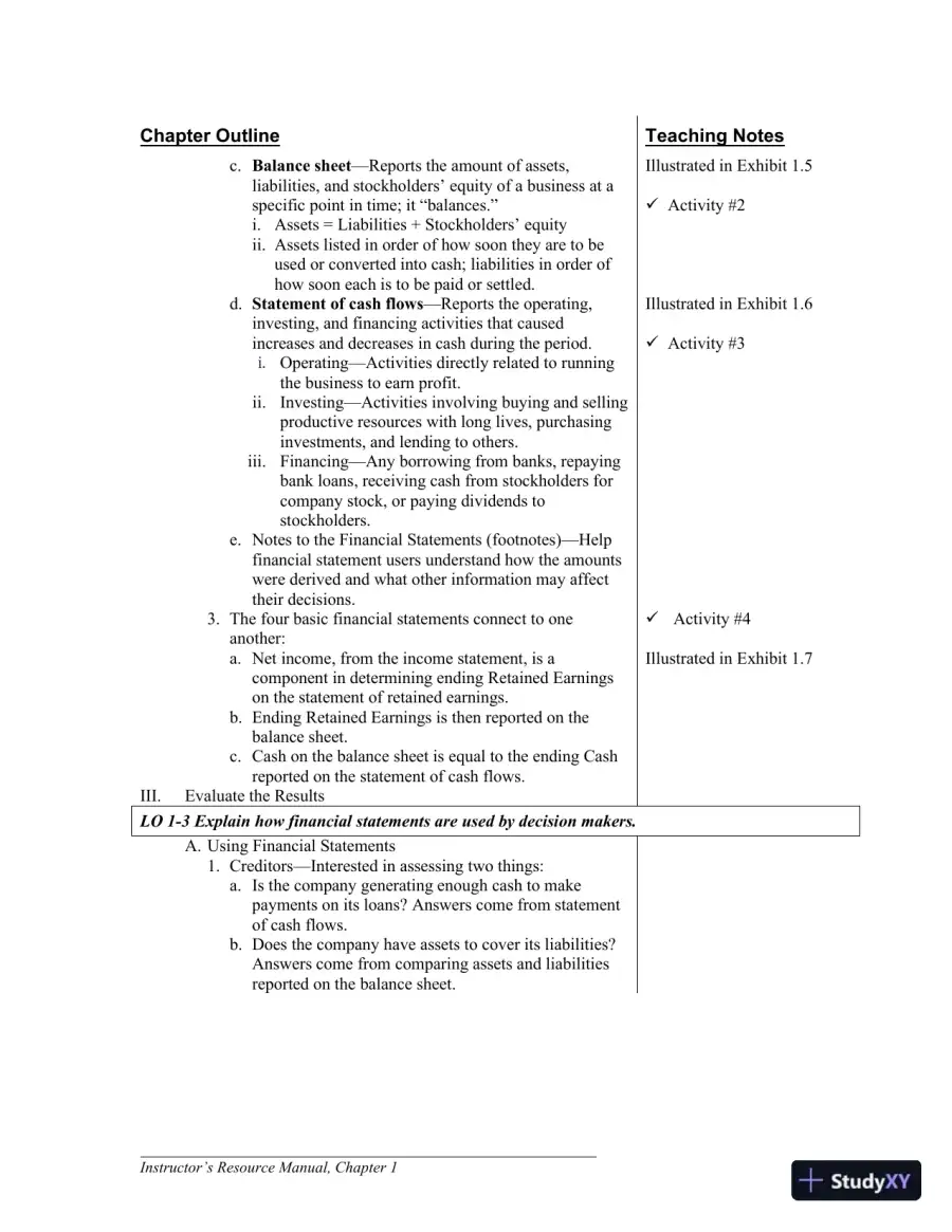 Solution Manual for Fundamentals of Financial Accounting, 5th Edition, page 8