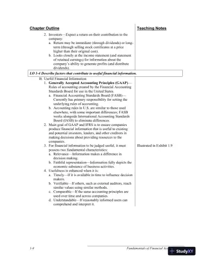 Solution Manual for Fundamentals of Financial Accounting, 5th Edition - Page 9 preview image