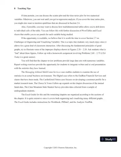 Solution Manual for Statistics for Managers Using Microsoft Excel, 9th Edition - Page 13 preview image