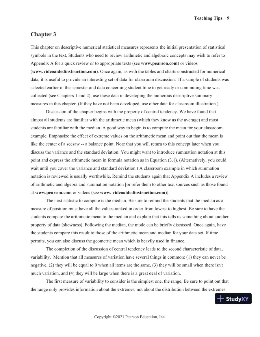 Solution Manual for Statistics for Managers Using Microsoft Excel, 9th Edition, page 14