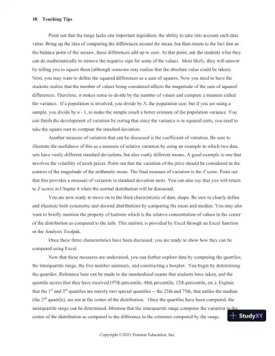 Solution Manual for Statistics for Managers Using Microsoft Excel, 9th Edition - Page 15 preview image