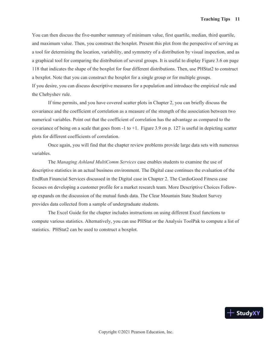 Solution Manual for Statistics for Managers Using Microsoft Excel, 9th Edition, page 16