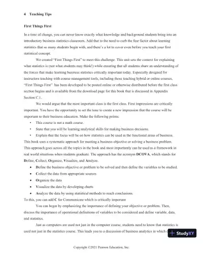 Solution Manual for Statistics for Managers Using Microsoft Excel, 9th Edition - Page 9 preview image