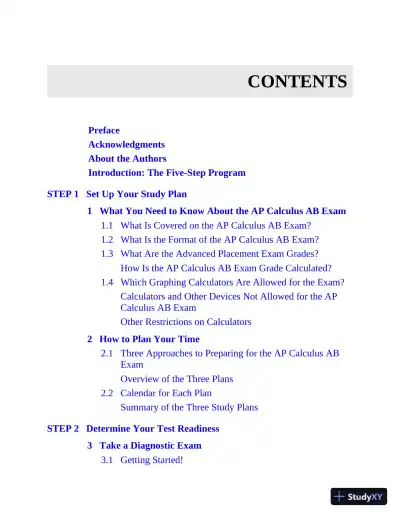 5 Steps to a 5: AP Calculus AB 2024 (2024) - Page 11 preview image