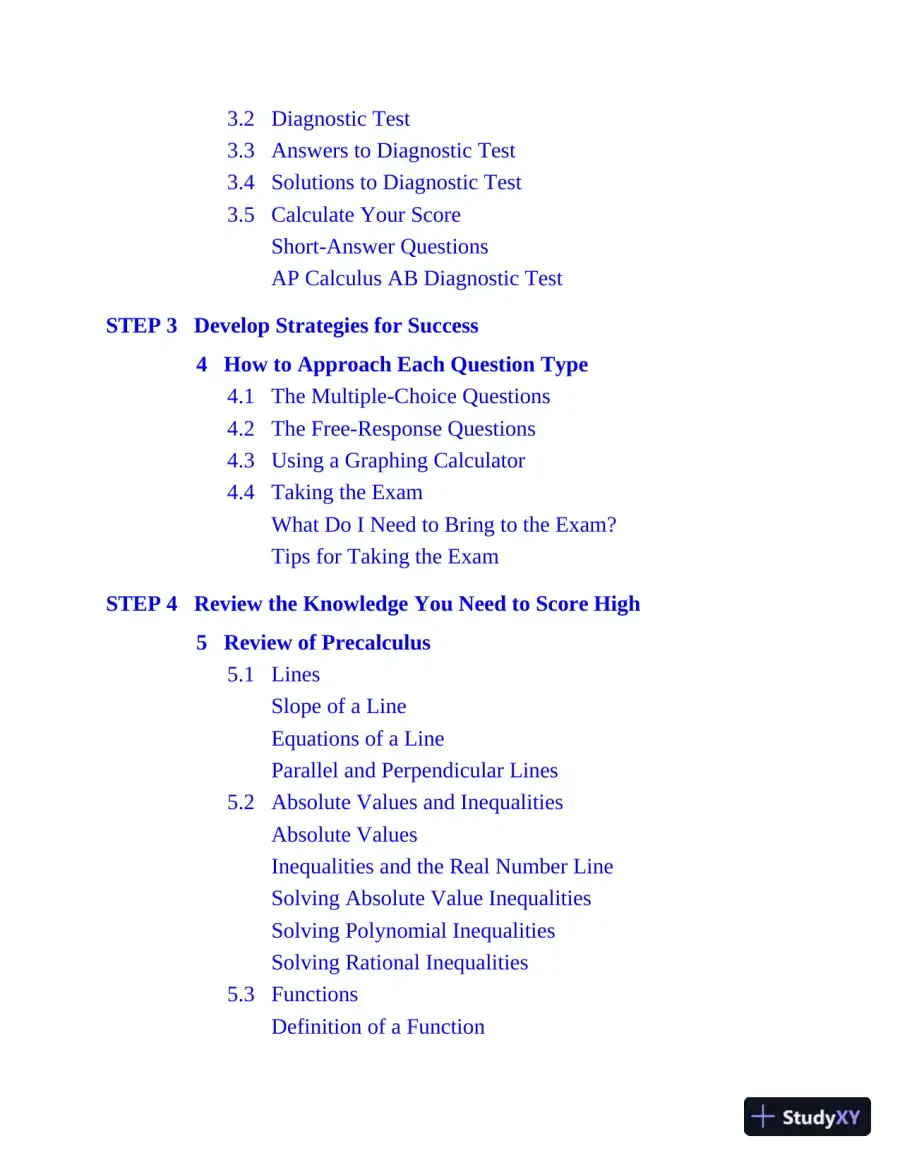 5 Steps to a 5: AP Calculus AB 2024 (2024), page 12