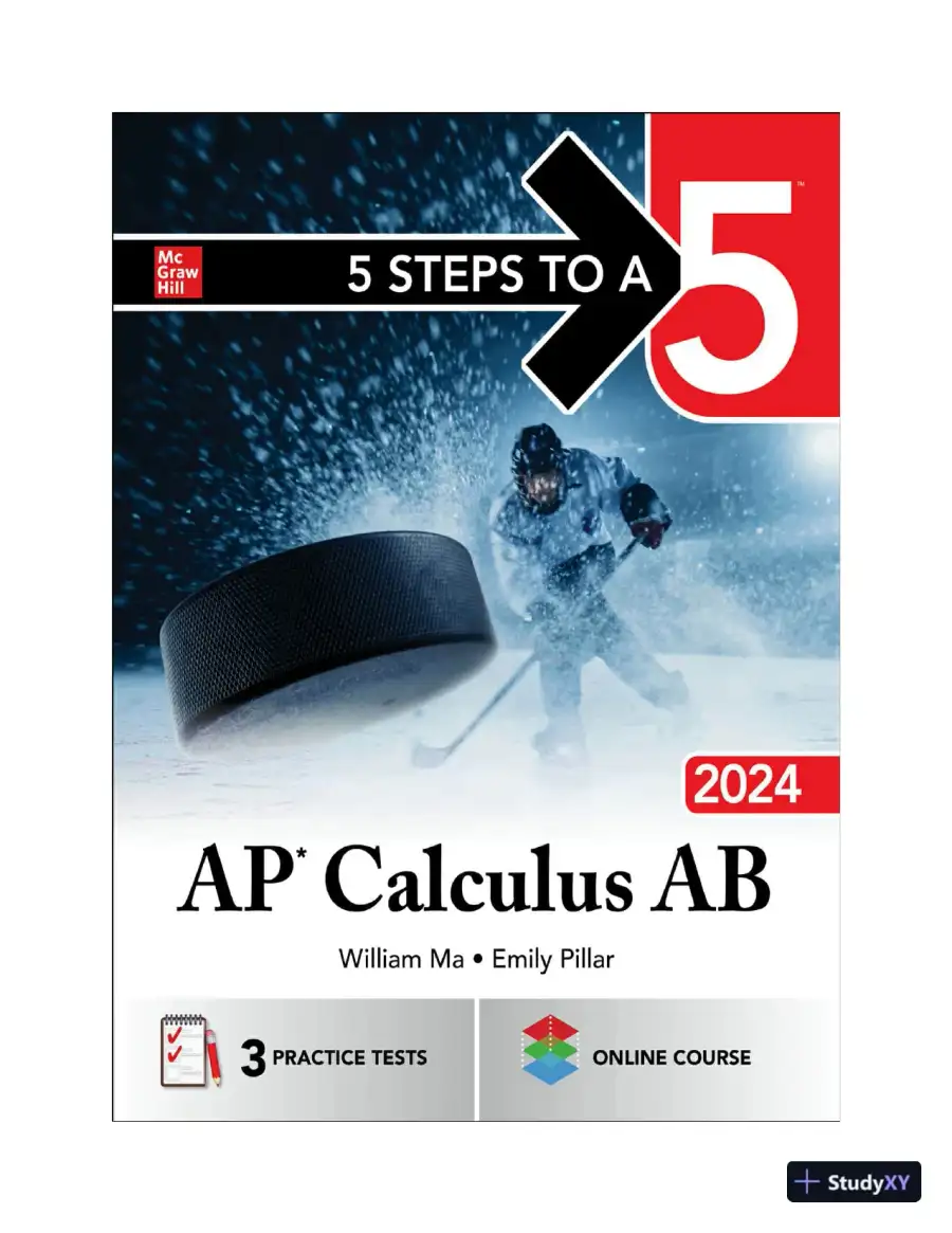 5 Steps to a 5: AP Calculus AB 2024 (2024), page 3