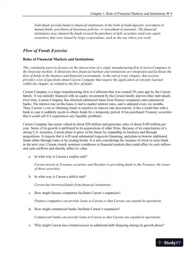 Financial Markets and Institutions, 11th Edition Solution Manual - Page 10 preview image