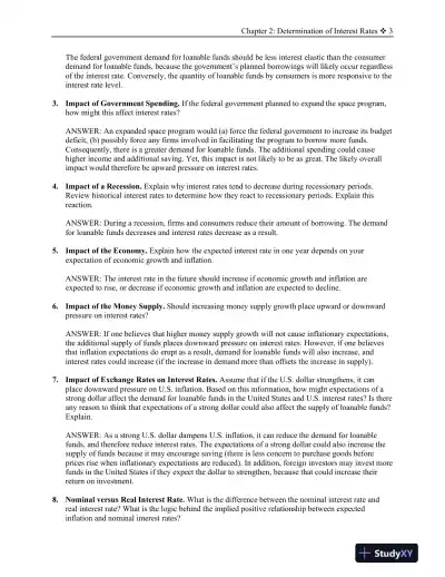 Financial Markets and Institutions, 11th Edition Solution Manual - Page 14 preview image