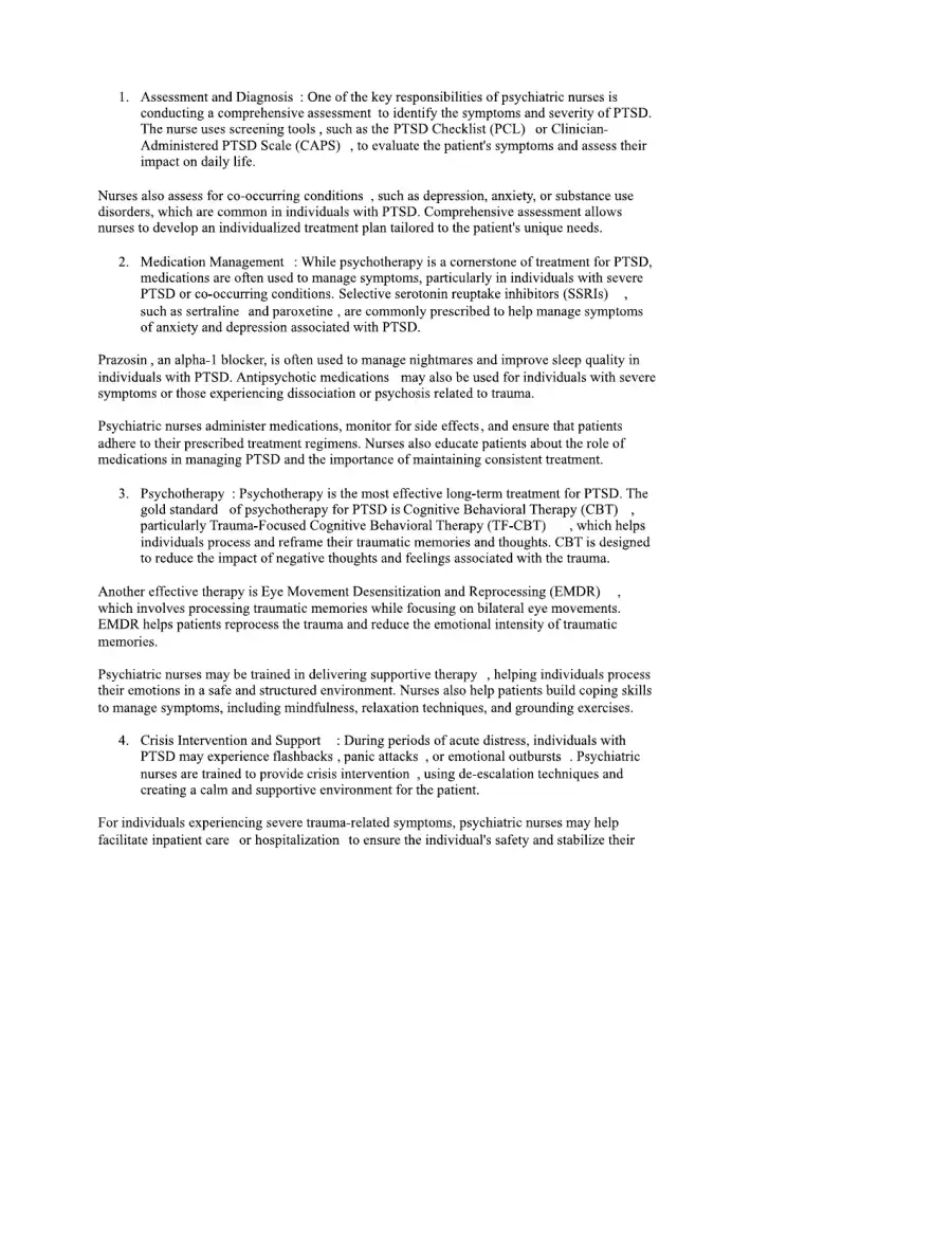 The Role of Psychiatric Nurses in Managing Pos1, page 2
