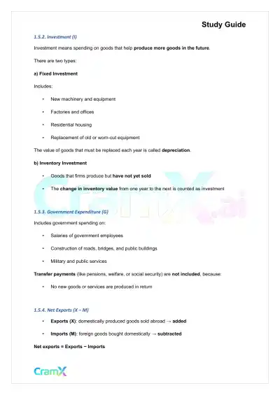 Economics - GDP, Inflation, and Unemployment - Page 3 preview image