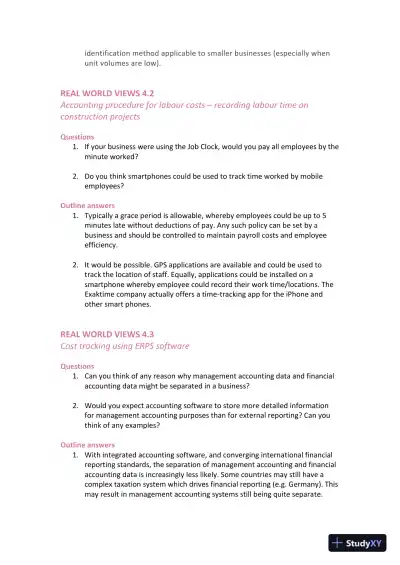 Management and Cost Accounting, 10th Edition Solution Manual - Page 11 preview image