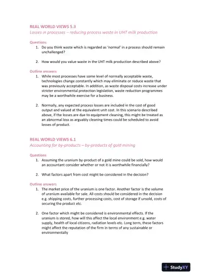 Management and Cost Accounting, 10th Edition Solution Manual - Page 13 preview image