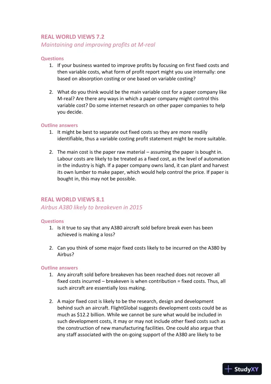 Management and Cost Accounting, 10th Edition Solution Manual, page 15