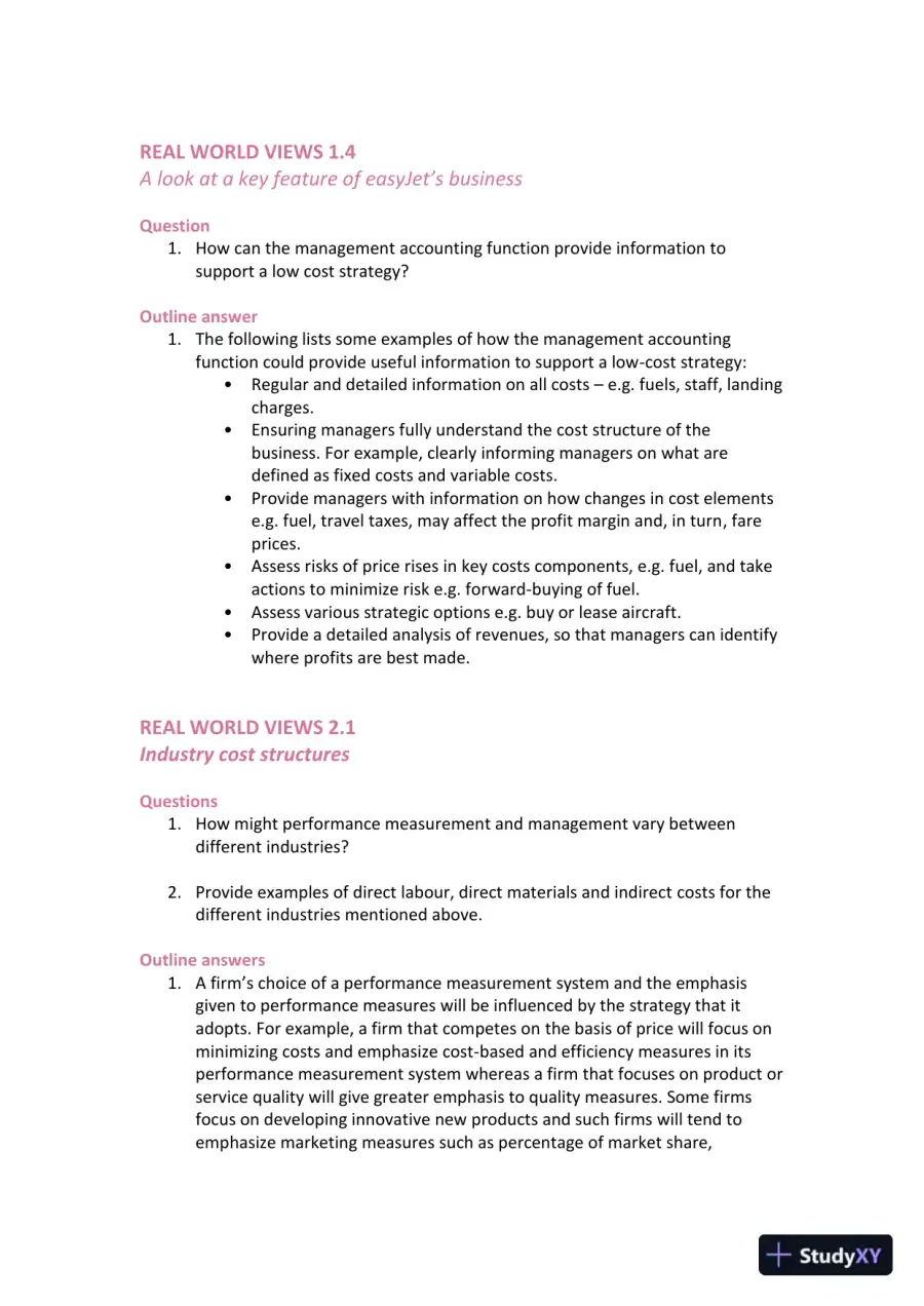 Management and Cost Accounting, 10th Edition Solution Manual, page 4