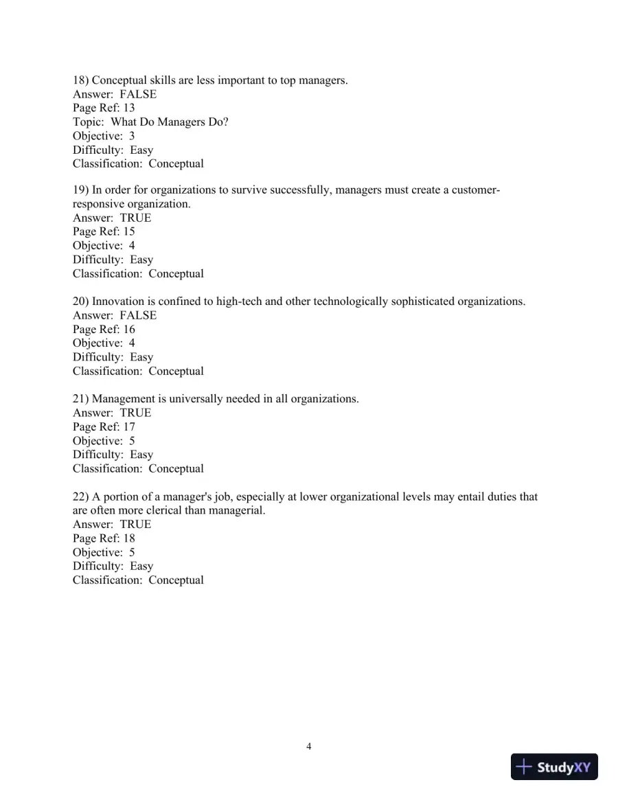 Test Bank For Management, 11th Edition, page 5