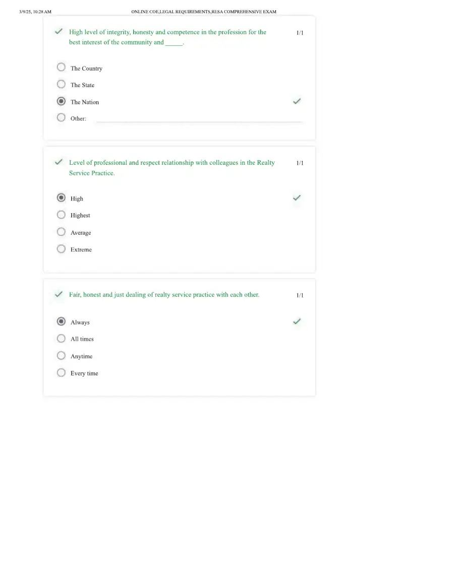 2025 Online Coe,Legal Requirements,Resa Comprehens, page 3