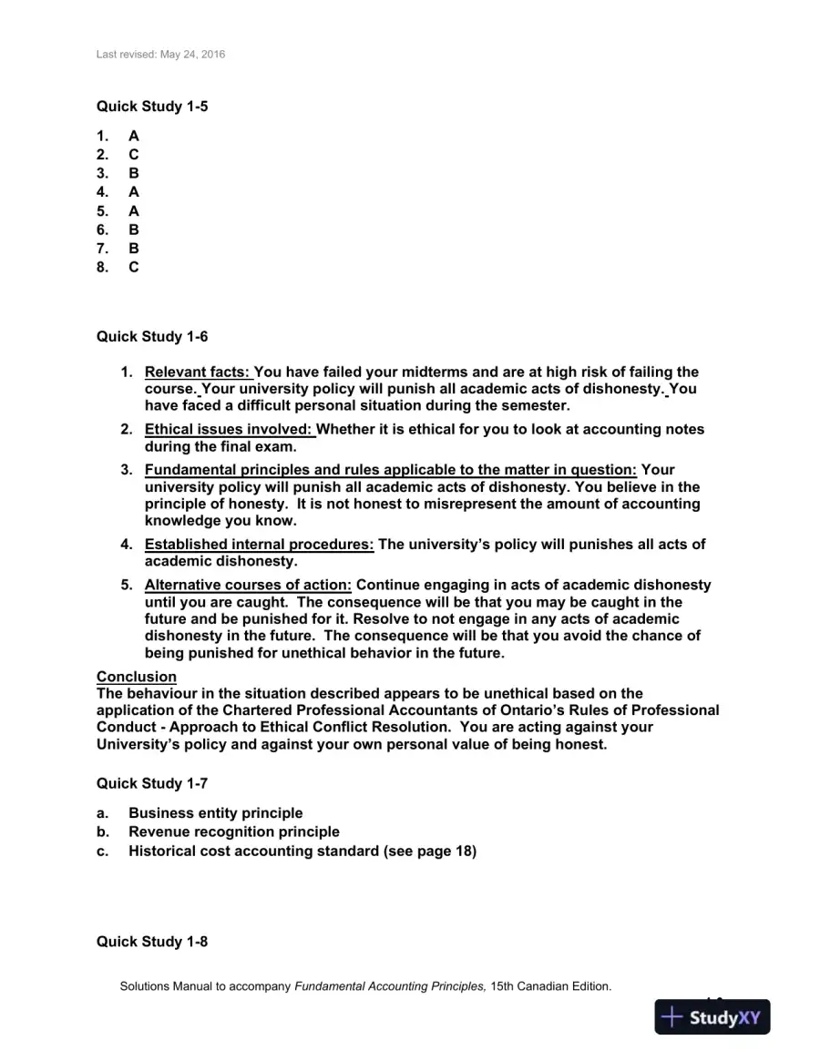 Solution Manual for Fundamental Accounting Principles, Fifteenth Canadian Edition , page 10