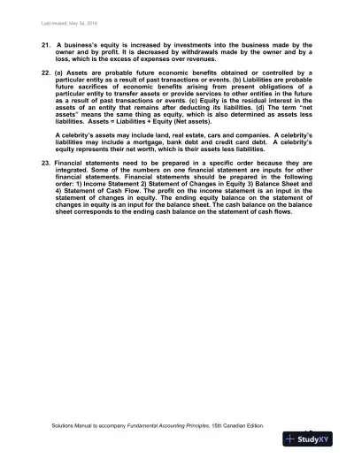 Solution Manual for Fundamental Accounting Principles, Fifteenth Canadian Edition - Page 8 preview image