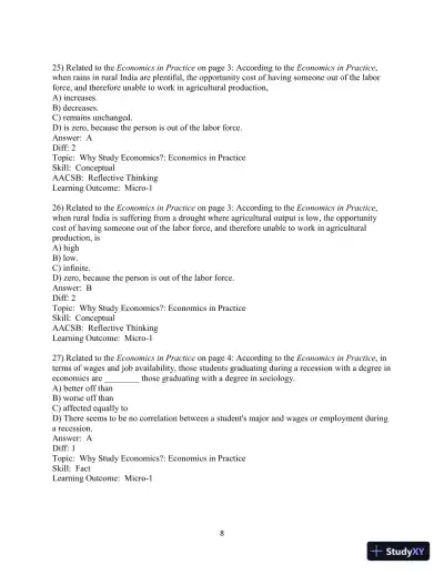 Test Bank for Principles of Macroeconomics, 13th Edition - Page 9 preview image