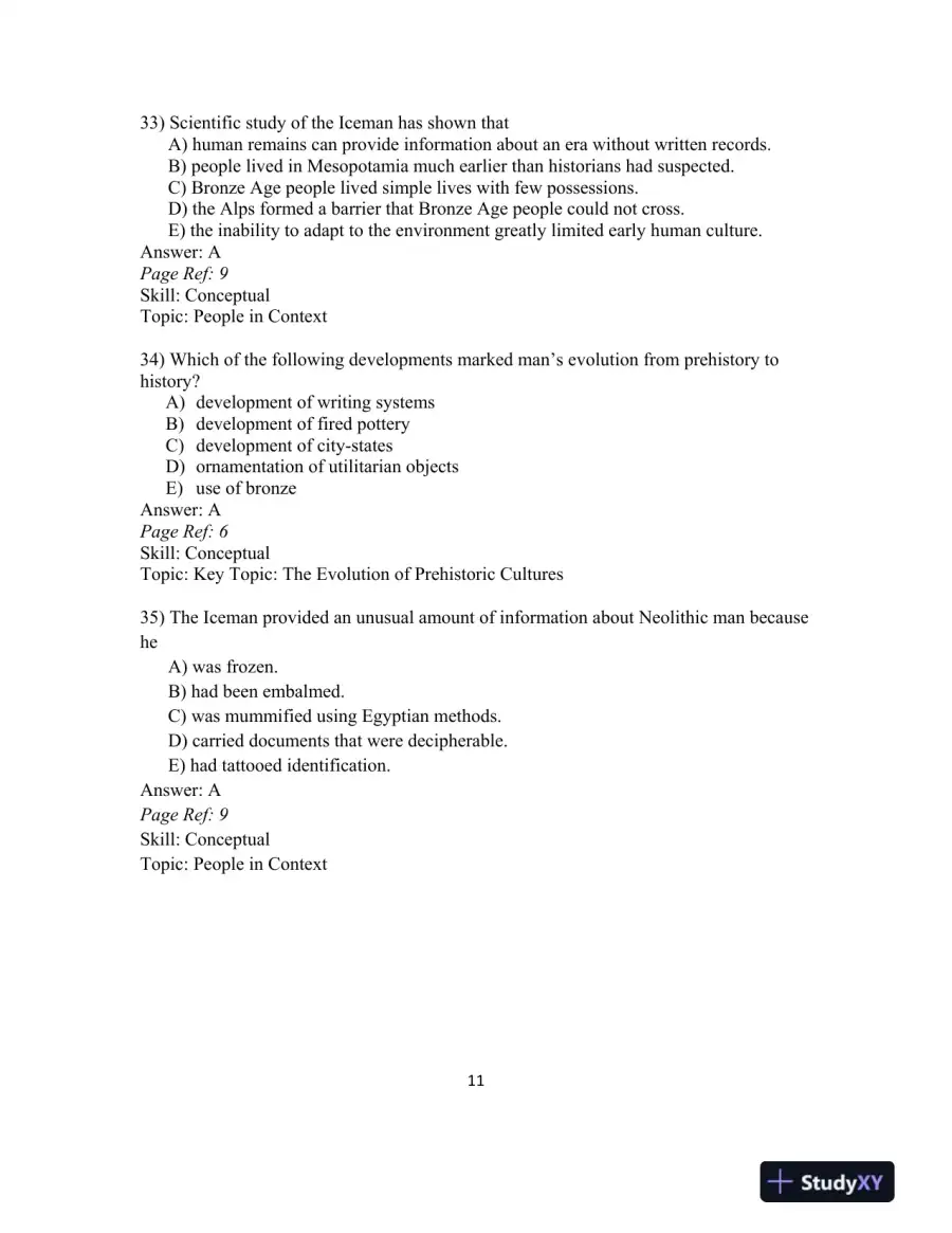 West,The: A Narrative History, Combined Volume, 3rd Edition Test Bank, page 15