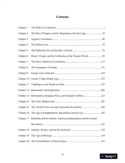 West,The: A Narrative History, Combined Volume, 3rd Edition Test Bank - Page 3 preview image