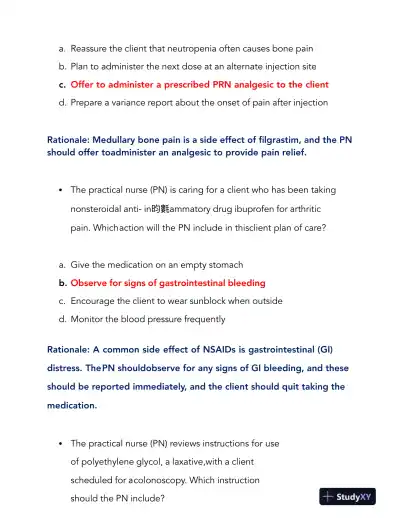 2022-2024 HESI PN Child Care Comprehensive Exit Exam With Answers (115 Solved Questions) - Page 11 preview image