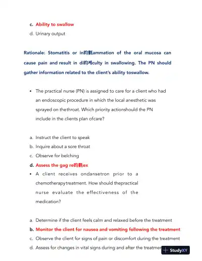 2022-2024 HESI PN Child Care Comprehensive Exit Exam With Answers (115 Solved Questions) - Page 15 preview image