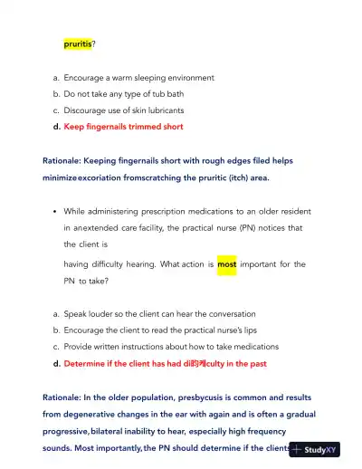 2022-2024 HESI PN Child Care Comprehensive Exit Exam With Answers (115 Solved Questions) - Page 6 preview image