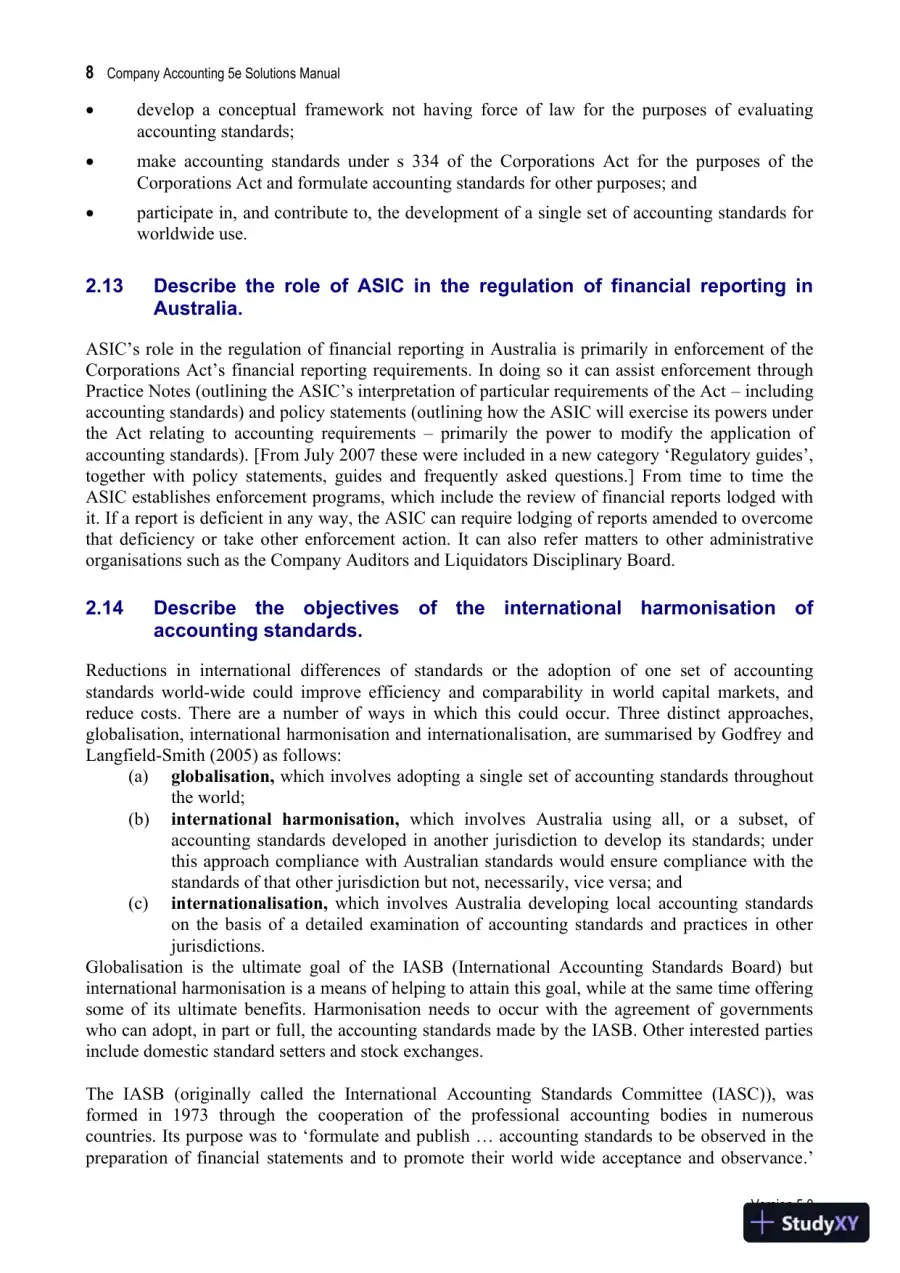 Company Accounting: Australia-New Zealand, 5th Edition Solution Manual, page 11