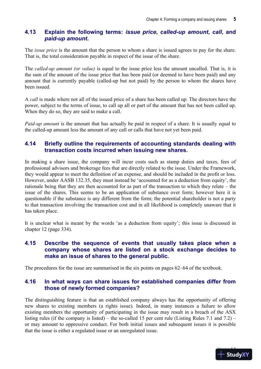 Company Accounting: Australia-New Zealand, 5th Edition Solution Manual, page 31