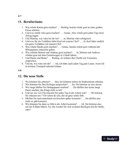 Stationen, 3rd Edition (World Languages) Solution Manual - Page 14 preview image
