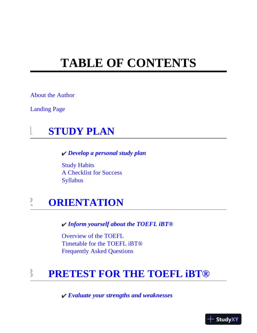 TOEFL iBT: with 8 Online Practice Tests (2022), page 7