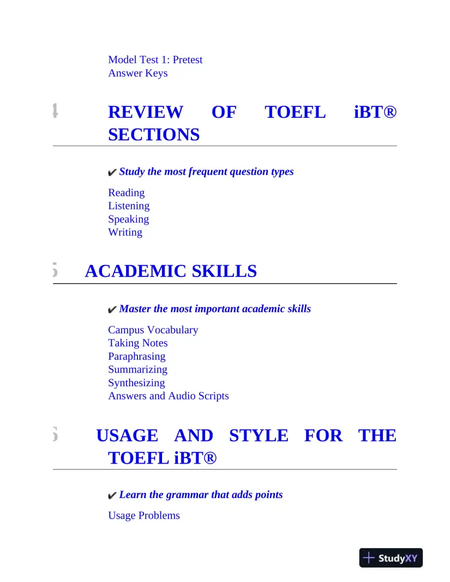 TOEFL iBT: with 8 Online Practice Tests (2022), page 8