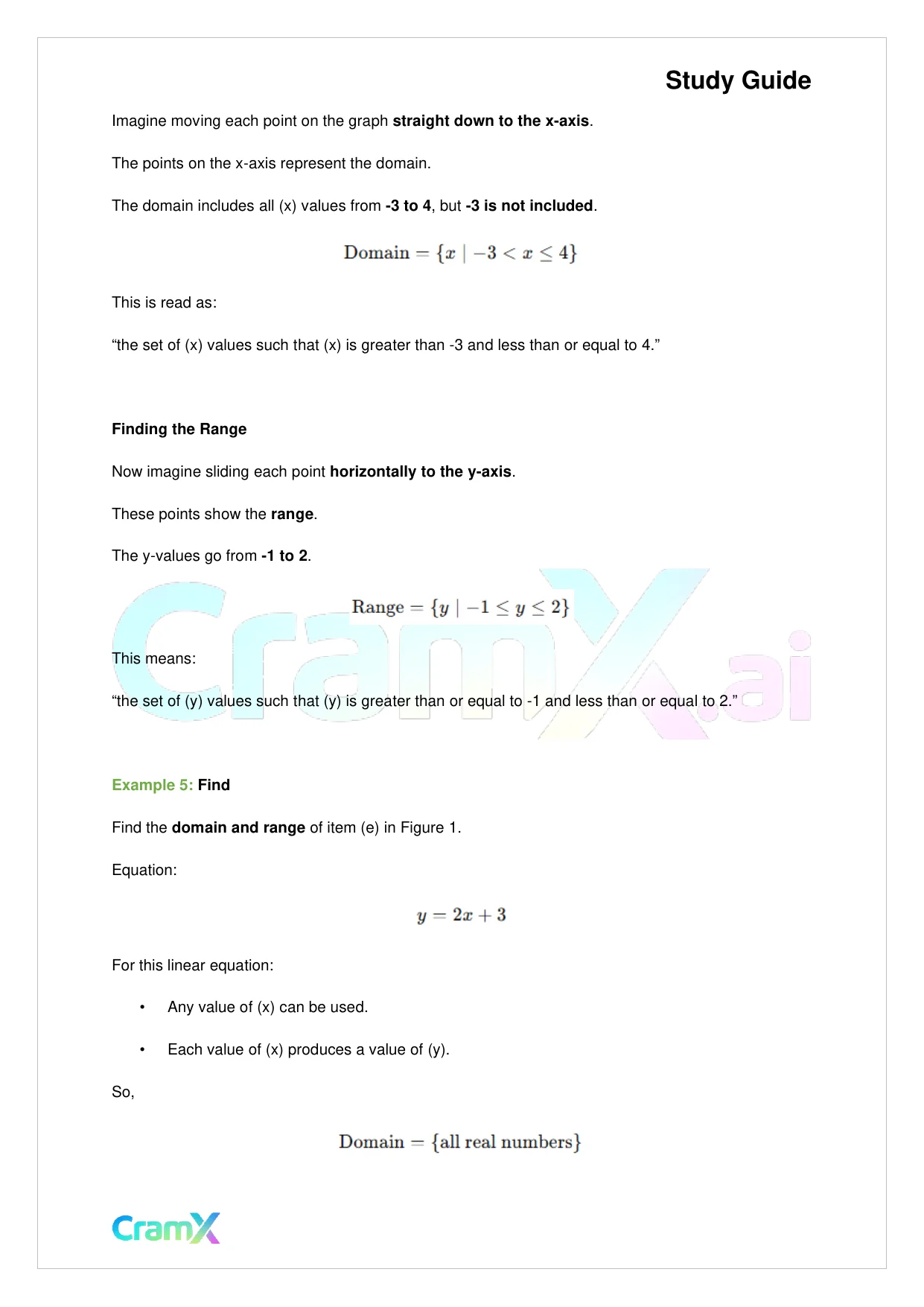 Algebra II - Relations and Functions - Page 7 preview image