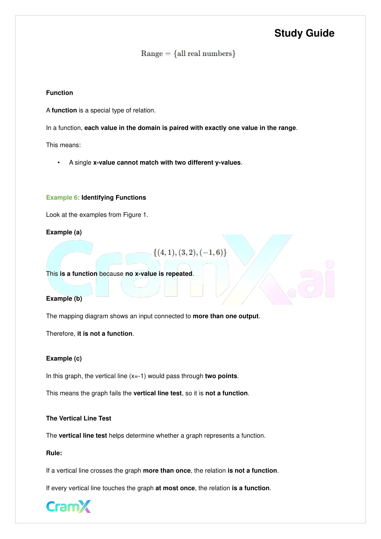 Algebra II - Relations and Functions - Page 8 preview image