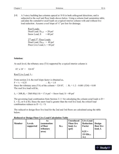 Solution Manual For Structural Wood Design: ASD/LRFD, 2nd Edition - Page 10 preview image